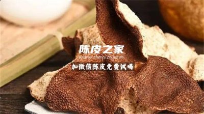 陈皮玉米须煮水喝的功效是什么