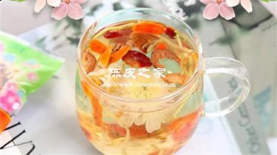 菊花陈皮枸杞泡水喝的功效是什么