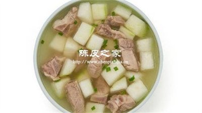 羊肉冬瓜汤可以放点陈皮吗